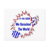 Baracked The World Post Card