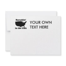 Barackin' in the USA T-shirt invitations
