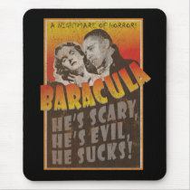 Baracula - Barack Obama Movie Poster Mouse Pads