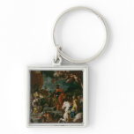 Barak and Deborah Keychain