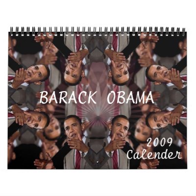 Barak Obama Calendar - Customized - Customized by OBAMA_COLLECTIBLES
