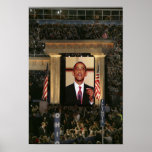 Barak Obama speaks at the last night of the