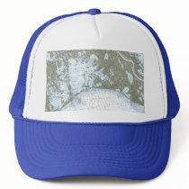 Barataria Bay LA Nautical Chart Hat