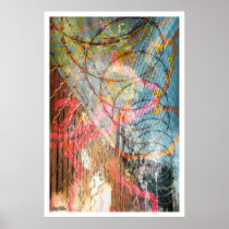 artsprojekt, cheap shot, gibe, jibe, input, remark, comment, slam, shot, Poster with custom graphic design
