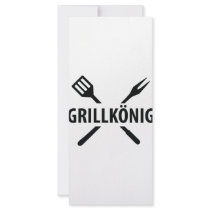 barbacue king icon rack cards