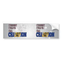 Barbadian and a Champion Bumper Stickers