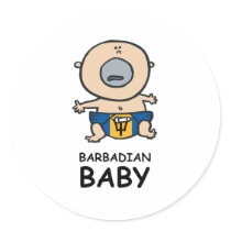 Barbadian Baby Sticker