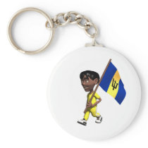 Barbadian Boy Key Chains