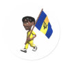 Barbadian Boy Sticker