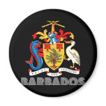 Barbadian Emblem Refrigerator Magnet