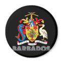 Barbadian Emblem magnets