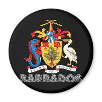 Barbadian Emblem magnets by FlagStore Barbadian Emblem magnets