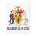 Barbadian Emblem postcards by FlagStore Barbadian Emblem postcards