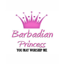 Barbadian Princess t-shirts