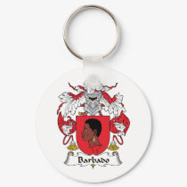 Barbado Family Crest keychains by coatsofarms Barbado Family Crest keychains