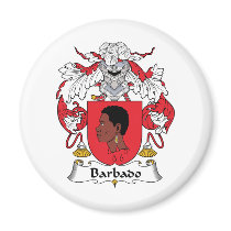Barbado Family Crest Fridge Magnet