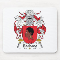 Barbado Family Crest mousepads