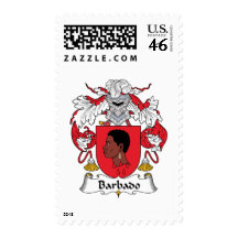 Barbado Family Crest Stamp