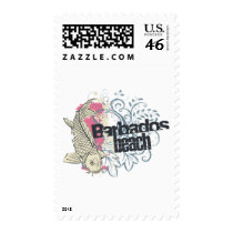 Barbados Beach Tshirts and Gifts Postage Stamps
