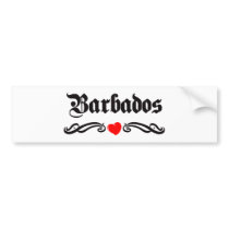 Barbados Bumper Sticker