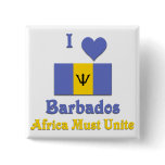 Barbados Pinback Button