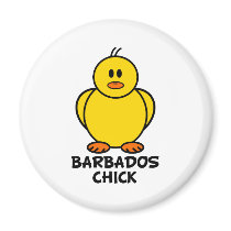 Barbados Chick magnets by chicktshirts8 Barbados Chick magnets