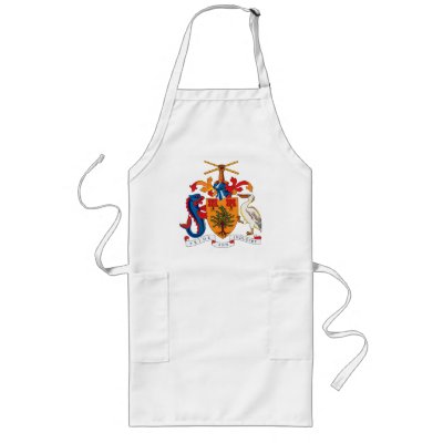 Barbados Coat of Arms Apron by FlagTshirts