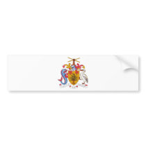 Barbados Coat of arms BB Bumper Sticker