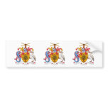 Barbados Coat of Arms Bumper Sticker