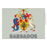 Barbados Coat of Arms Card
