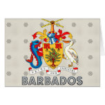 Barbados Coat of Arms Greeting Card