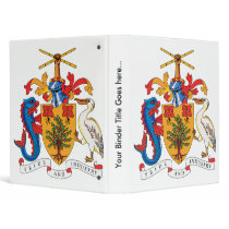 Barbados Coat of Arms detail Binder