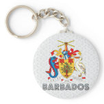 Barbados Coat of Arms Keychain