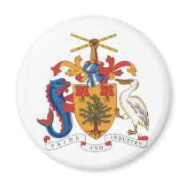Barbados coat of arms magnets by demavin Barbados coat of arms magnets