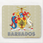 Barbados Coat of Arms Mouse Pad