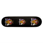 Barbados Coat of Arms Custom Skateboard