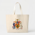 Barbados coat of arms tote bag