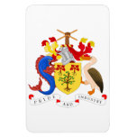 Barbados Coat Of Arms Vinyl Magnet