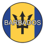 Barbados Euro Sticker