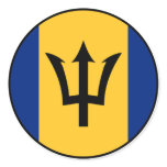 Barbados Euro Sticker