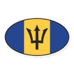 Barbados Euro Sticker
