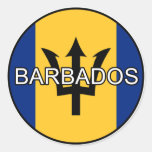 Barbados Euro Sticker