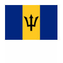 Barbados Flag and Map T-Shirt by FlagAndMap Barbados Flag and Map T-Shirt