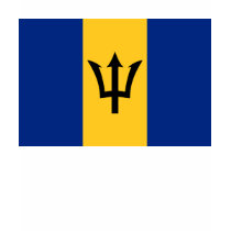 Barbados Flag and Map T-Shirt by FlagAndMap Barbados Flag and Map T-Shirt