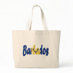 Barbados Flag Canvas Bags