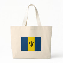 Barbados Flag Tote Bags