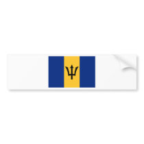 Barbados Flag BB Bumper Stickers