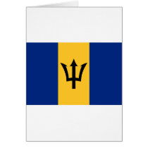 Barbados Flag BB Card