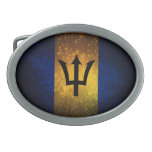 Barbados Flag Belt Buckle