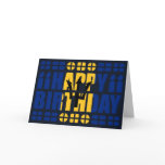 Barbados Flag Birthday Card